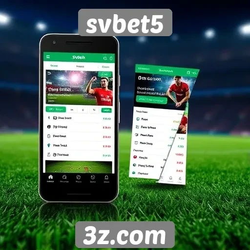 Funcionalidades da plataforma mobile do svbet5