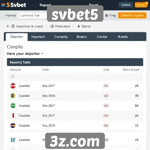 Depósitos e saques rápidos no svbet5